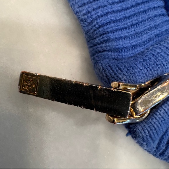 Lauren Ralph Lauren Women’s Cable Knit Sweater Full Zip Blue Size MP - Picture 6 of 8